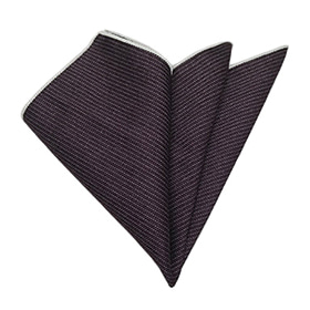 handkerchief 175 - 레드 빈 (핀 스트라이프)