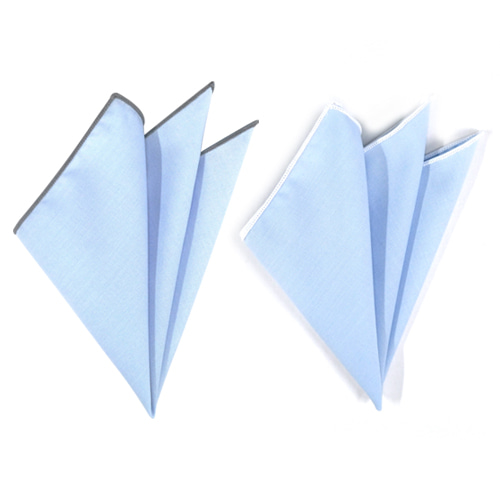 handkerchief 603 -(블루차콜,블루화이트)