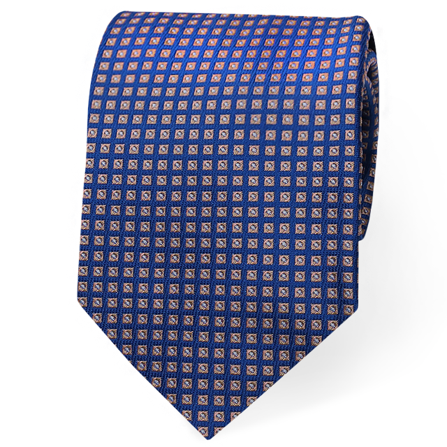 W-pattern tie-57 (라이트네이비)