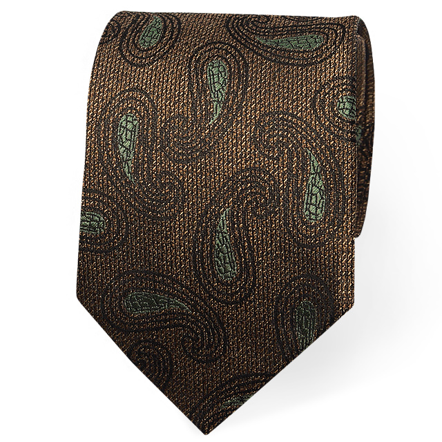 pattern tie-03080 (다크 카멜)